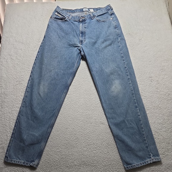 Calvin Klein Jeans Other - Vintage Calvin Klein Jeans Mens 32x31 Easy Fit Doublestone Light Wash Denim Blue